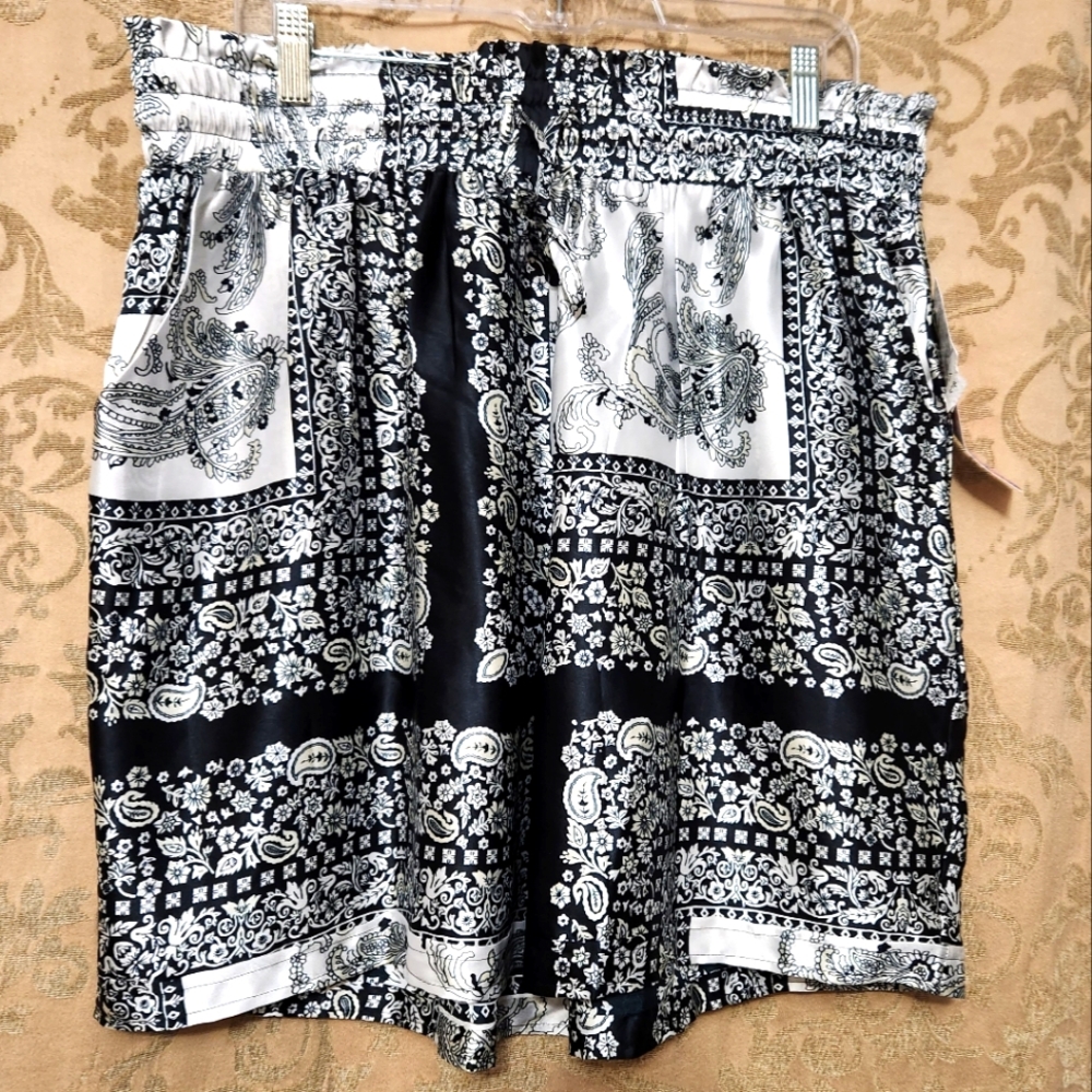 Silky Size 2X Elastic Waist Shorts